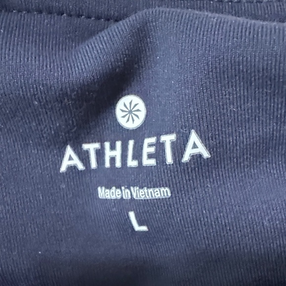 Athleta Navy Lycra 7/8 Leggings - Picture 4 of 4